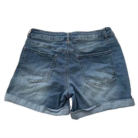 d. Jeans Roll up Denim Jean Shorts 4 - Picture 7 of 7